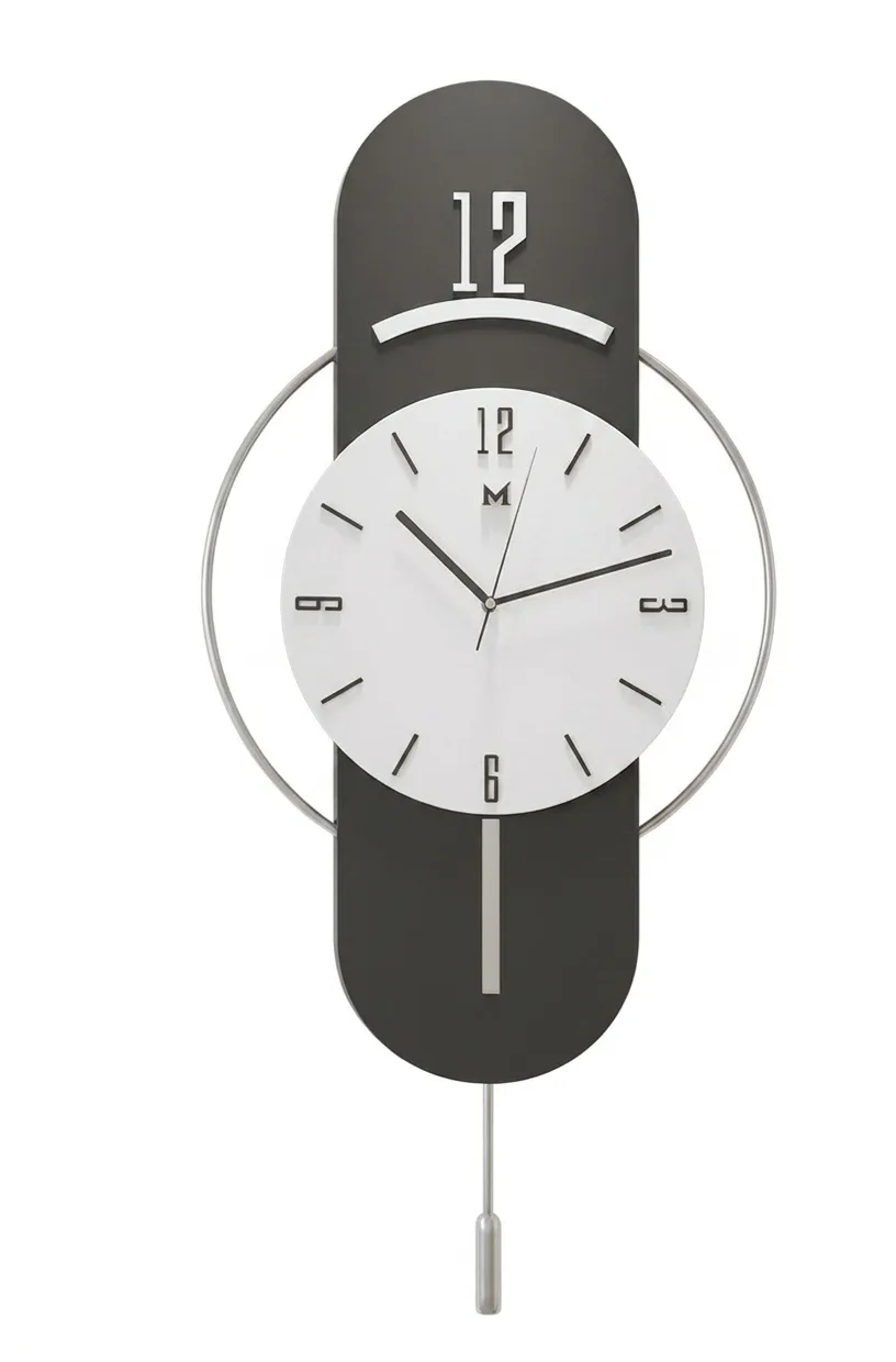 The Linear Lumina Slatted Statement Wall Clock