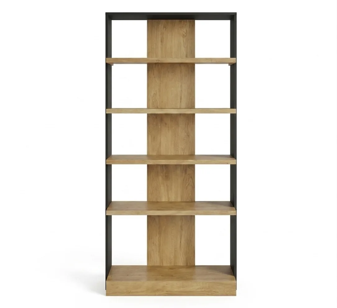 The Arcadian Silhouette Premium Open Arch Bookcase
