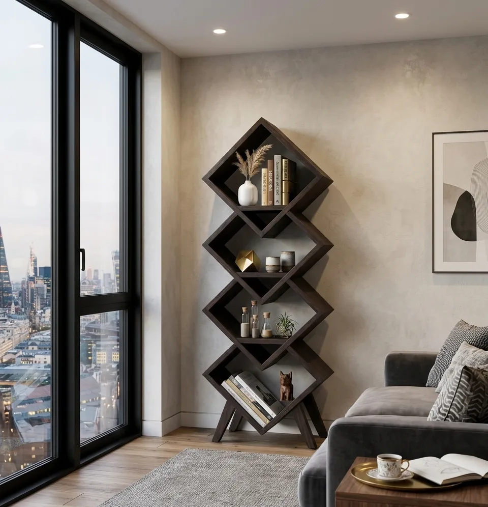 The Horizon Arcadian Floating Modular Bookcase Set