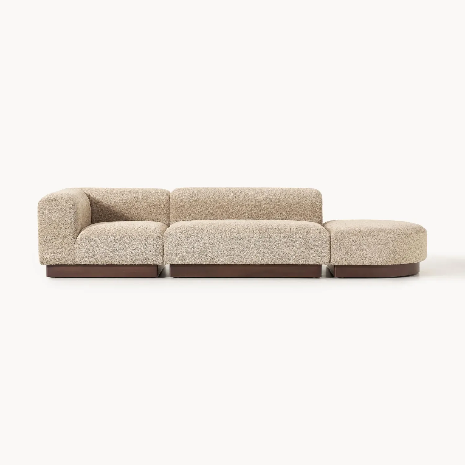 Chaise- 4 seater modular sofa 250 cm