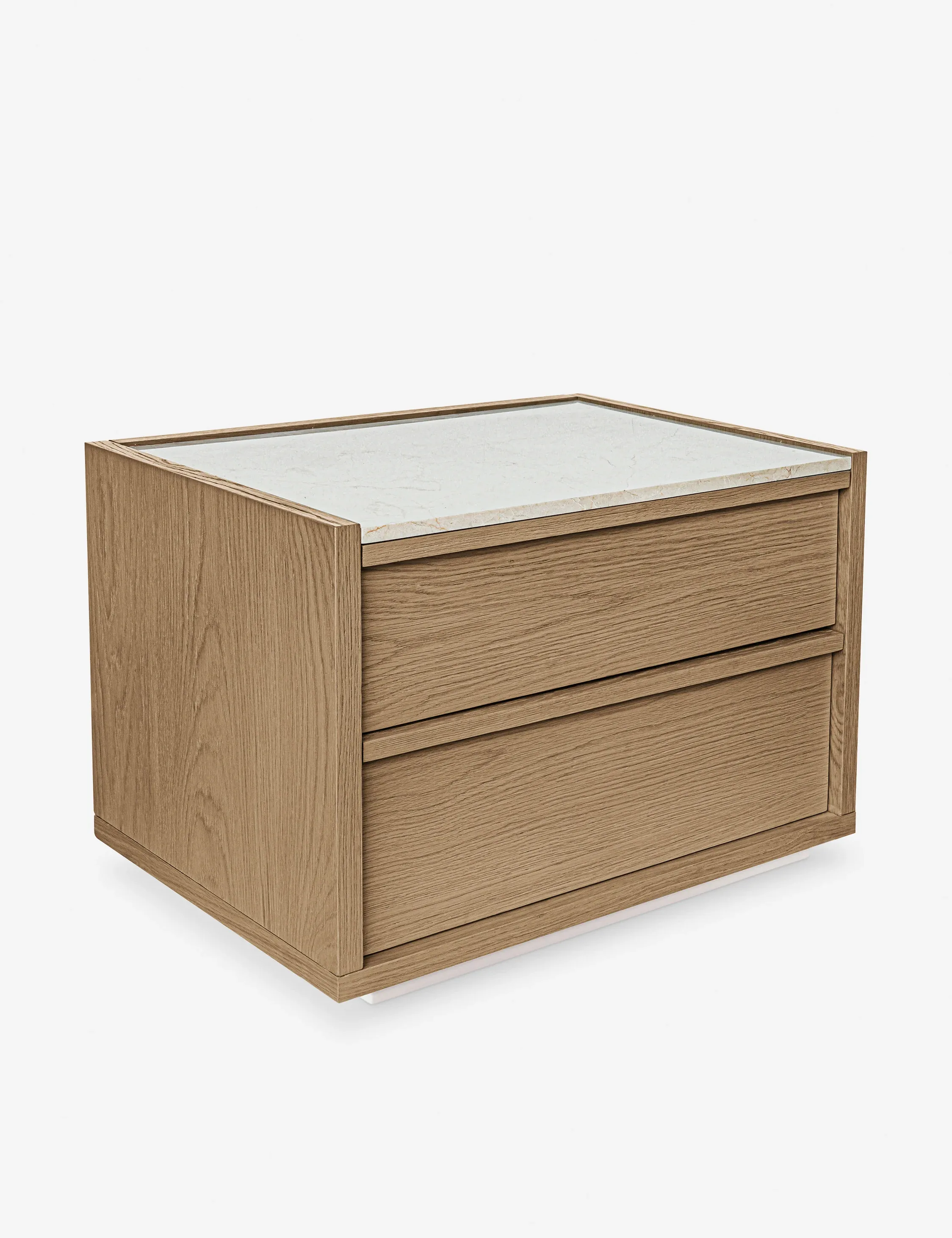 The Marble-Top Linear Nightstand ( Set of two )