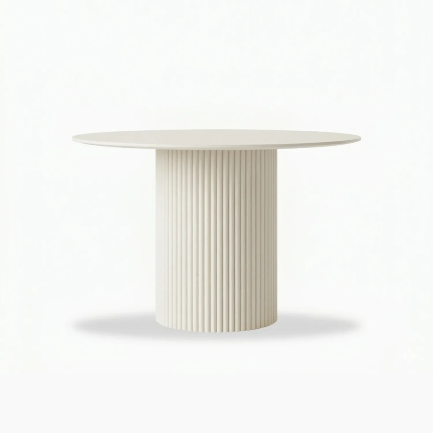The Column 4 Seat Round Dining Table 120 cm