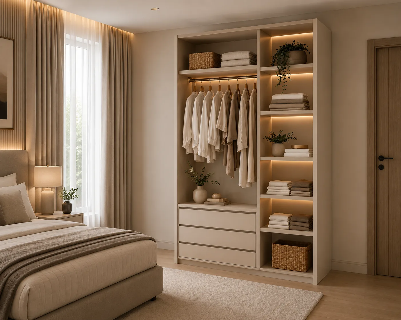 Nordic Open Wardrobe
