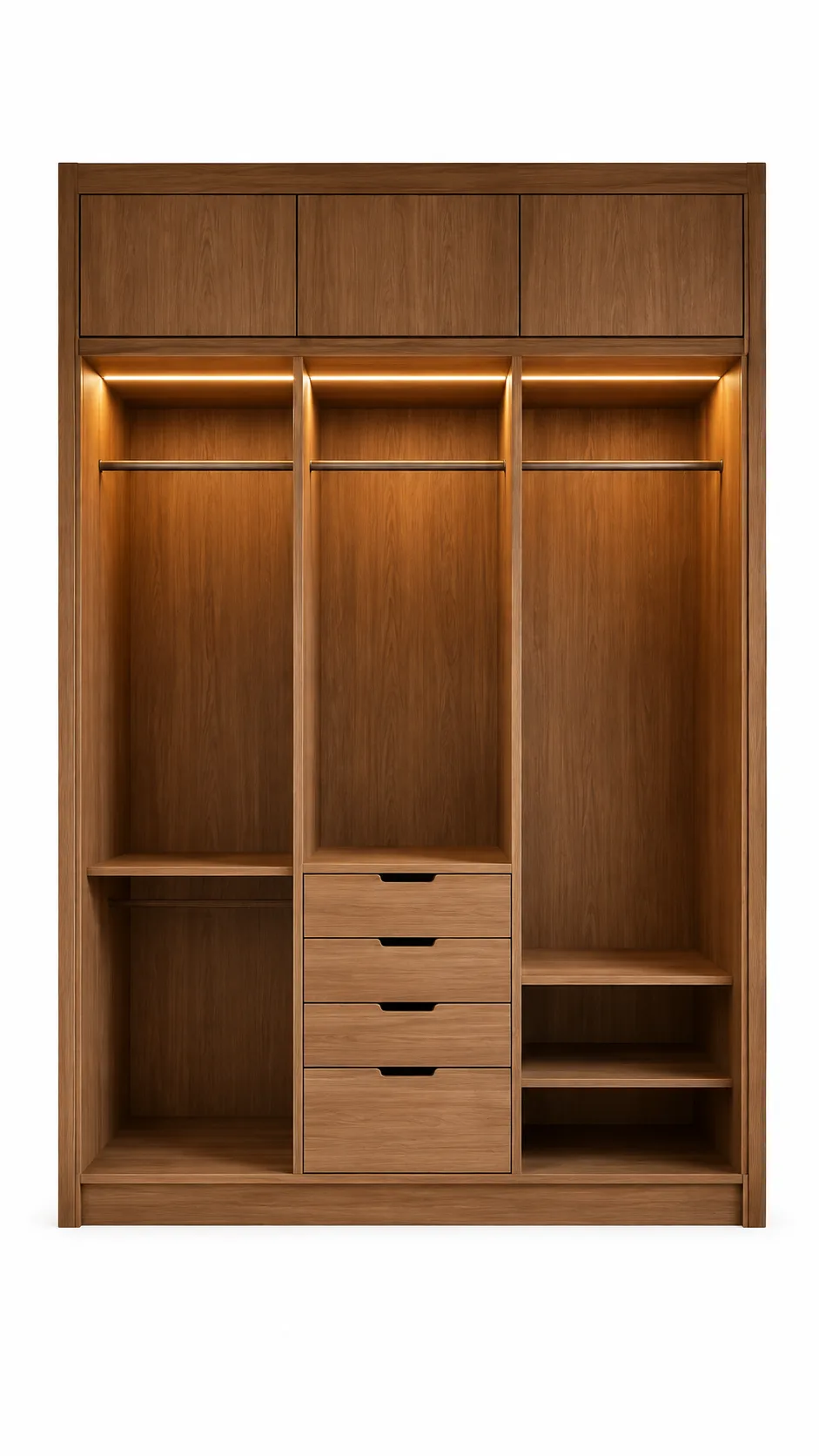 Heritage Ceiling-Fit Open Wardrobe
