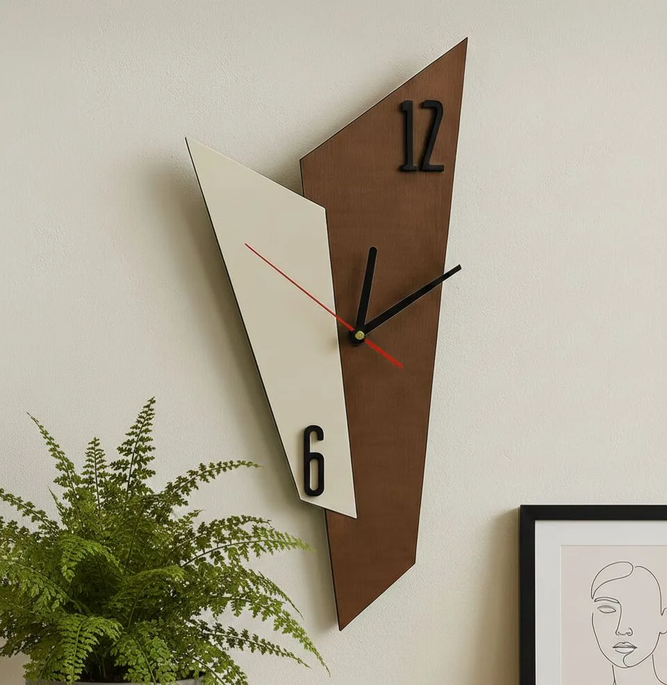 Geometric Wall Clock