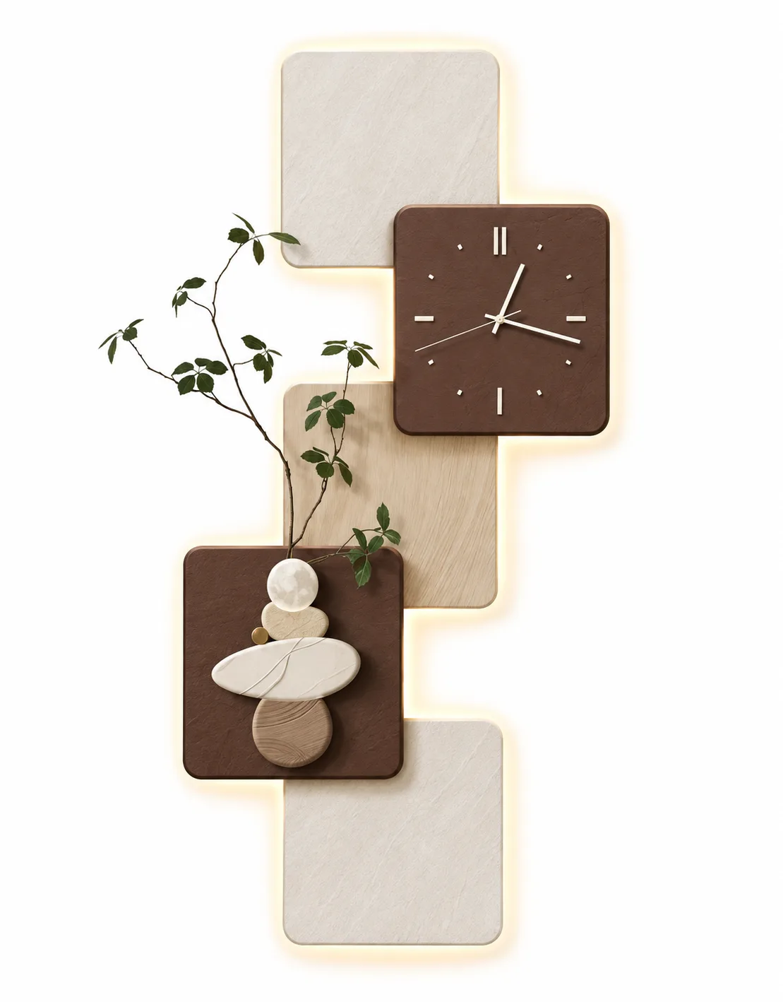 Aurelia Sculptural Wall Clock