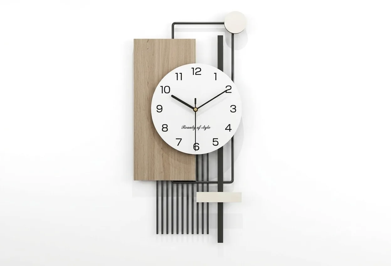 Elara Modern Sculptural Wall Clock