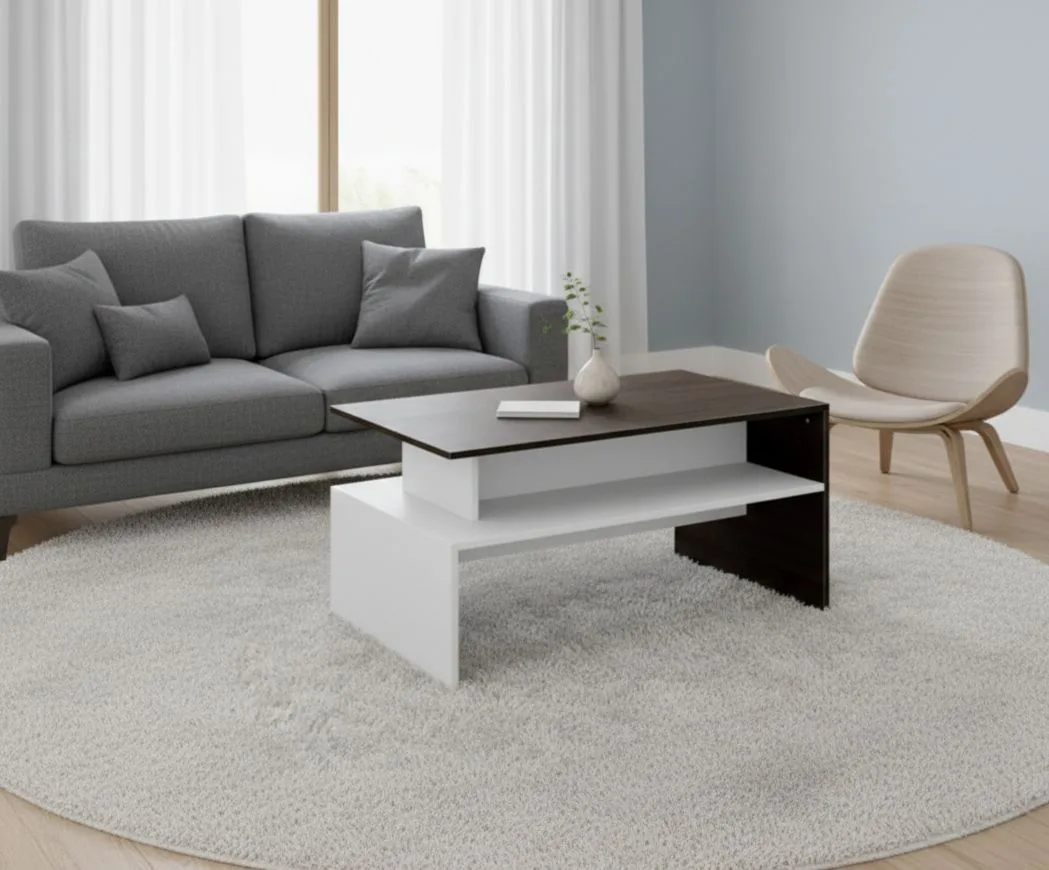 The Apex Interlocking Geometric Coffee Table