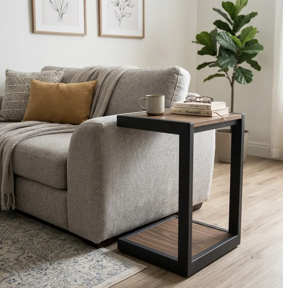 The Apex Silhouette Industrial C-Table