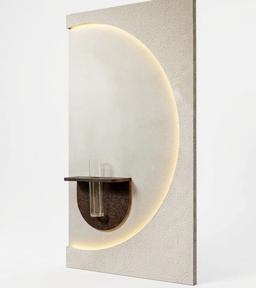 The Ripple Organic Fluted Wall Feature Panel