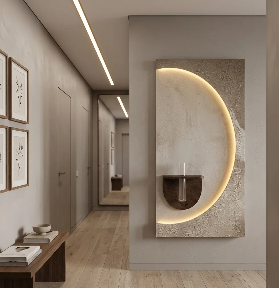 The Ripple Organic Fluted Wall Feature Panel