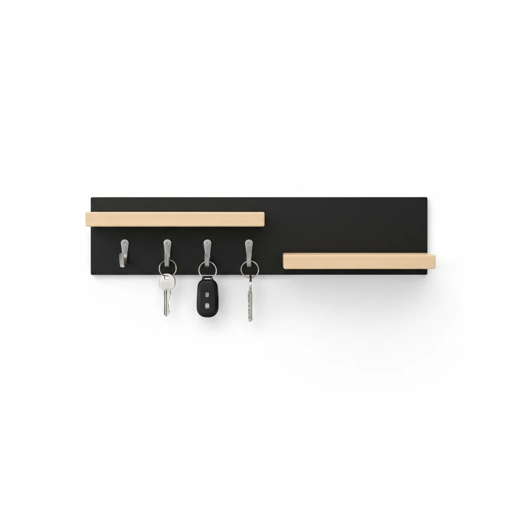 Modern Minimalist Wall-Mounted Key Holder