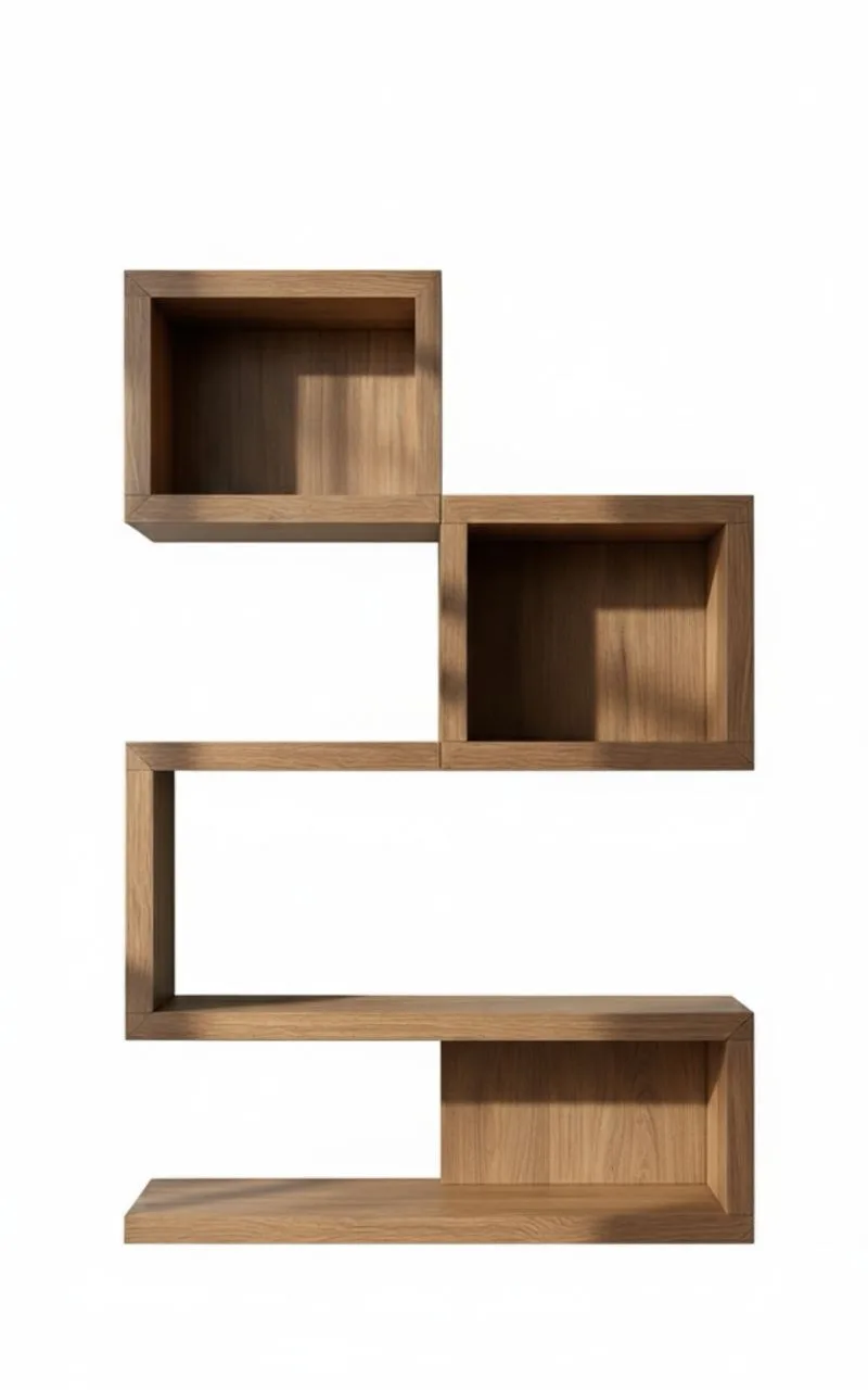 The Apex Geometric Floating Wall Unit